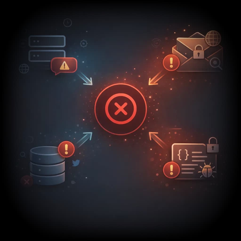 Unmonitored systems leading to major failures and business impact